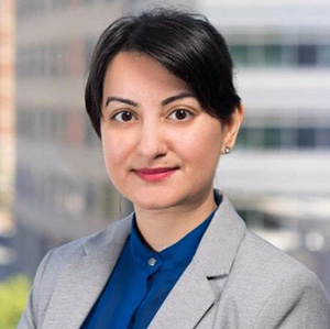 Closeup of Nahid Farhady Ghalaty